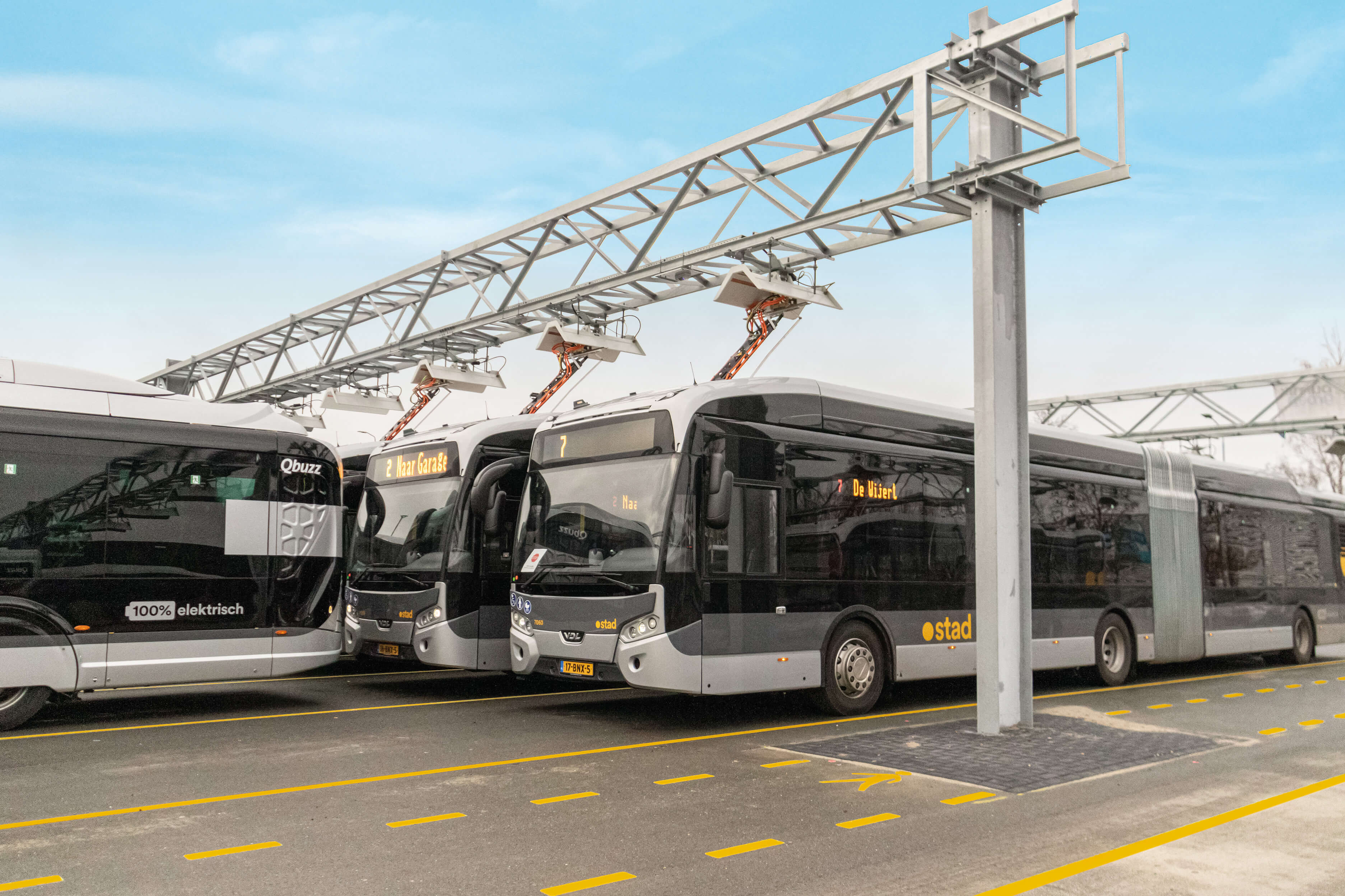 Ladeinfrastruktur für Elektrofahrzeuge und Energiemanagement auf dem Betriebshof