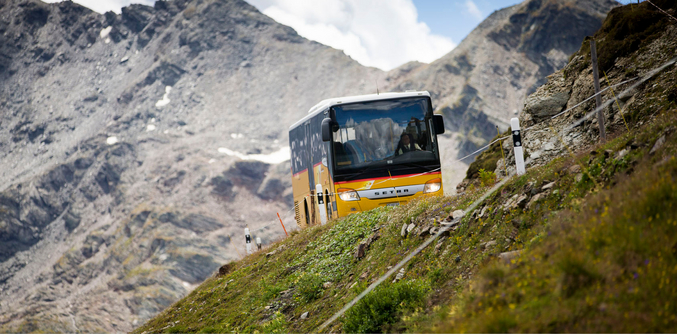 PostBus in the mountains